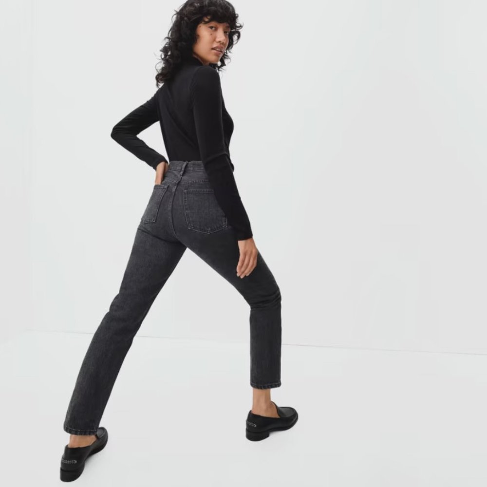 The ’90s Cheeky Jean — Washed Black — 26